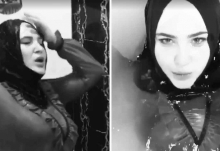 Хиджаб киген блогер қыз ваннада жатқан видеосын жариялап, жұрттың ашуына тиді  (видео)