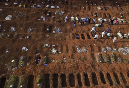 Бразилияда бір тәулік ішінде 800-ден аса адам коронавирустан көз жұмды 