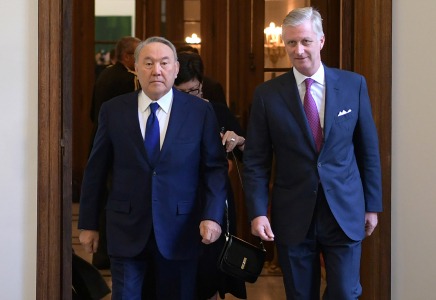 Назарбаев Бельгия президентімен кездесті