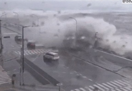 Оңтүстік Кореяда күшті тайфун болды