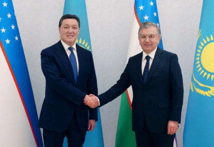 А. Мамин Өзбекстан Президенті Ш. Мирзиеевпен келіссөз жүргізді