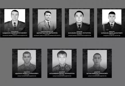 Қаза тапқан Ұлттық қауіпсіздік қызметкерлерінің есімдері аталды