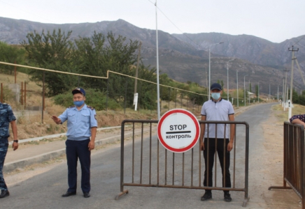 Түркістан облысында блок-бекеттер қойылды