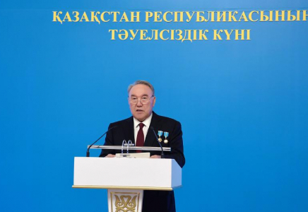 Нұрсұлтан Назарбаев қазақстандықтарды Тәуелсіздік күнімен құттықтады