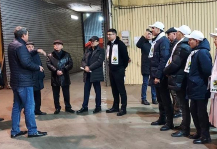 Доверенное лицо Жигули Дайрабаева  встретился с работниками крестьянского хозяйства «Тэрра»