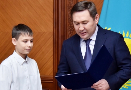 Премьер-Министр выразил благодарность школьнику из Шымкента за помощь братской Турции