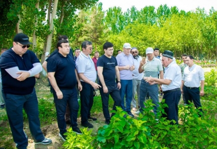 Түркістандық делегация Өзбекстандағы кәсіпорындармен танысты