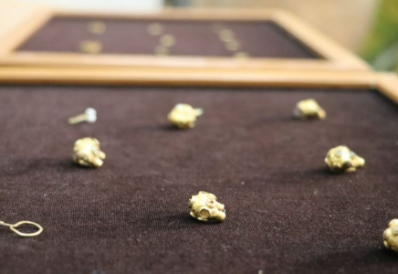 ТҮРКІСТАН: Күлтөбеден табылған алтын әшекейлер қорық-музей қорына қабылданды