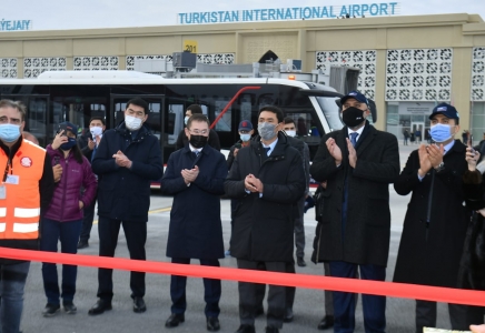 ​Түркістан халықаралық әуежайы алғашқы жолаушыларды қабылдады