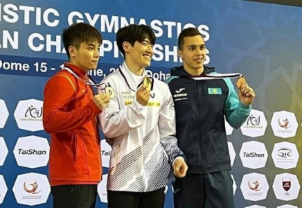 Қазақстандық гимнасшылар Азия чемпионатында екі медаль жеңіп алды