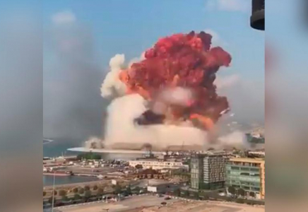 Ливан астанасы Бейрут қаласында жойқын жарылыс болды (видео)
