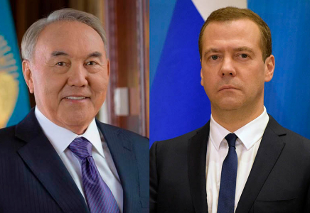 Медведев Назарбаевты жеңісімен құттықтады  