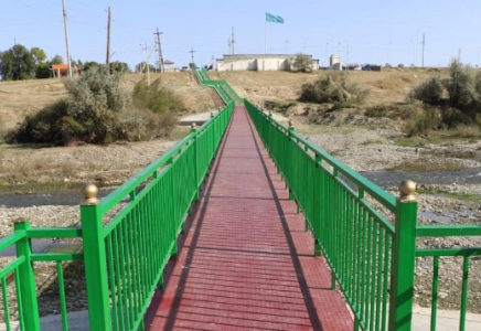 Түркістан облысында 222 метрлік жаңа көпір салынды