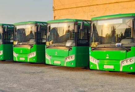 Түркістан қаласына жаңа автобустар әкелінді
