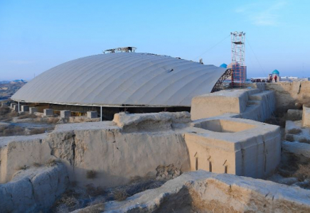 ТҮРКІСТАН: «Күлтөбе қалашығы» атты археологиялық парктің құрылысы жүріп жатыр