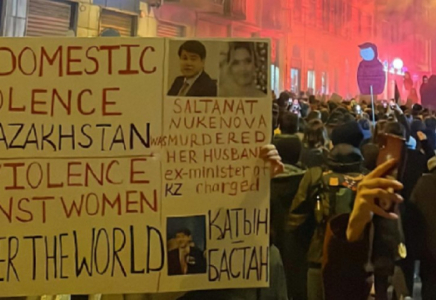 Италияда қазақстандық әйел Бишімбаевқа қарсы митингке шықты