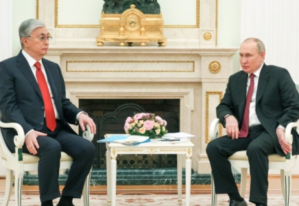 Мемлекет басшысы Ресей Президенті Владимир Путинмен кездесті