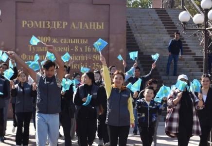 Молодежь Шымкента приняла участие в акции 