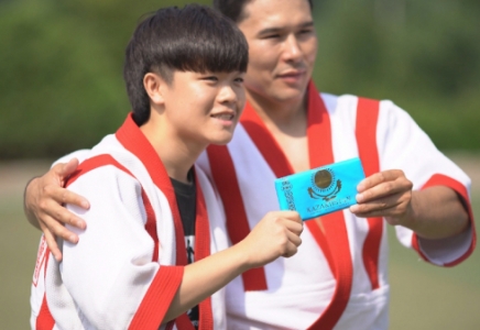 Оңтүстік Кореяда қазақ күресінен турнир өтті  