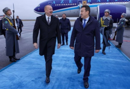 Астанаға Әзербайжан Президенті Ильхам Әлиев келді