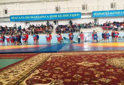 Самбо күресінен Түркістан облысы чемпионаты өз мәресіне жетті