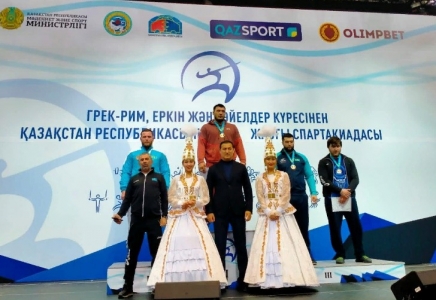 ҚР VI спартакиадасы: Грек-рим күресінен шымкенттік спортшылар 1-орынды жеңіп алды