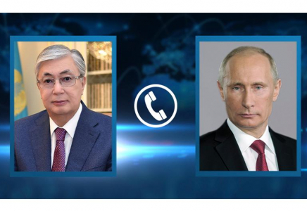 Мемлекет басшысы Ресей президентімен телефон арқылы сөйлесті