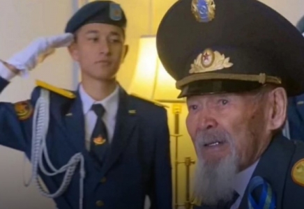 Қарағандыда 99 жастағы ҰОС ардагері Бүркіт Есжанов қайтыс болды