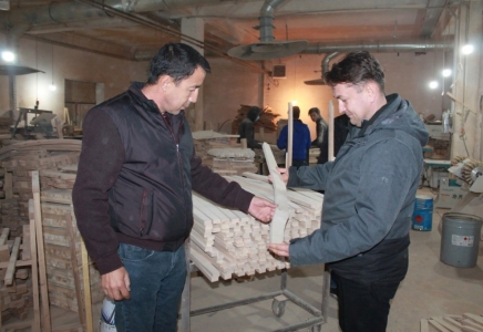 ТҮРКІСТАН: ​Польшалық сарапшы түркістандық кәсіпкердің жұмысымен танысты 