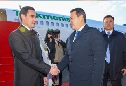 Түрікменстан президенті Қазақстанға алғаш рет мемлекеттік сапармен келді