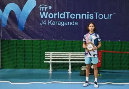 15 жасар қазақстандық теннисші алғаш рет ITF Juniors турнирінің чемпионы атанды