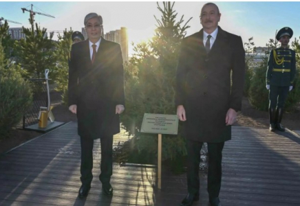 Елордада Әзербайжан президентінің көзінше егілген шыршалар неге қайта қазып алынды