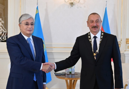 Тоқаев Әзірбайжан президентін 