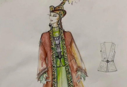 Шымкенттік дизайнер сахналық костюмдерді ерекше талғаммен жасайды 