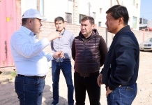 Мұрат Әйтенов Нұрсәт шағынауданын сапалы жарықпен қамту жұмыстарын қадағалады
