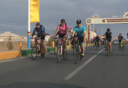 «Тур де Түркістан» велошеруіне қатысушылар Түркістан шаһарға жетті 