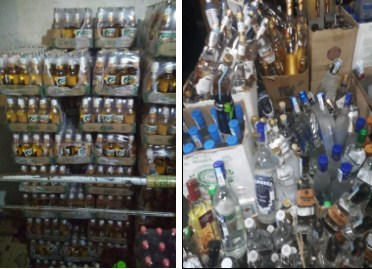 ШЫМКЕНТ: Заңсыз айналымда болған 29 мың литр алкоголь өнімдері тәркіленді