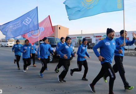 ​ТҮРКІСТАН: «Нұр-Сұлтан -Түркістан» марафоны аяқталды
