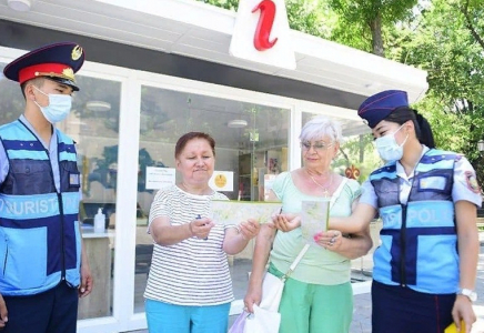 Шымкенттегі туристік полиция бір айда 1000-ға жуық азаматқа қызмет көрсетті