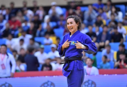 Азиада-2023: Абиба Әбужақынова дзюдодан жартылай финалға шықты