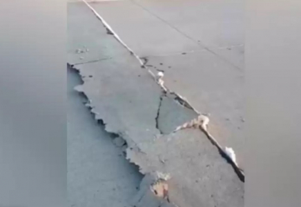 Алматы-Қорғас тасжолының бетон жабыны көтеріліп кеткен