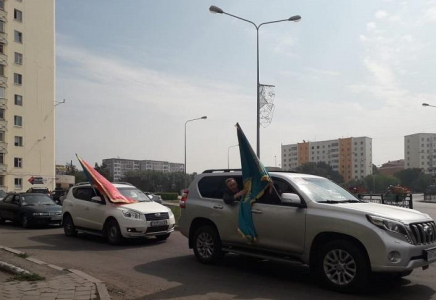 Астаналық жауынгер-интернационалистер патриоттық автошеруге шықты