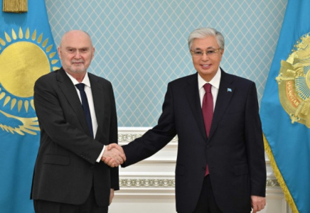 Президент Еуропадағы қауіпсіздік және ынтымақтастық ұйымының Бас хатшысы Феридун Синирлиоғлыны қабылдады