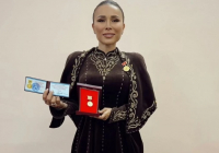 Әнші Луинаға Қырғыз Республикасының мәдениет үздігі атағы берілді