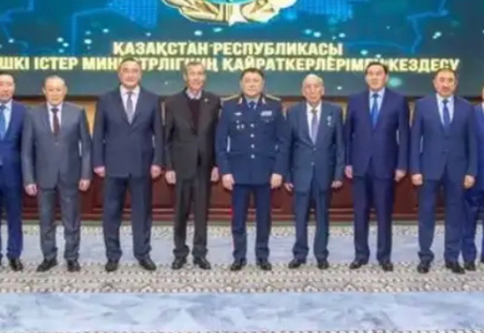 Ішкі істер министрлігінде ведомство қайраткерлерінің кездесуі өтті