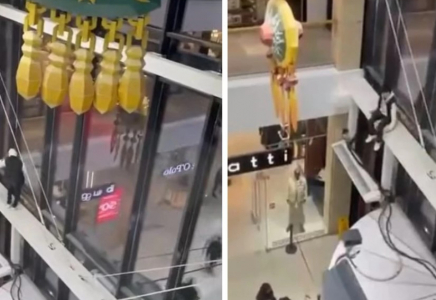 Атырауда сауда үйінде биік қабаттан өрмелеп түспек болған жасөспірім құлап жарақат алды