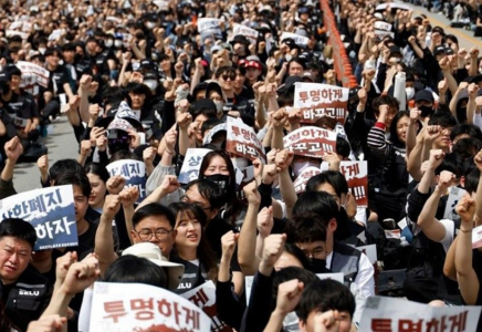 Оңтүстік Кореяда Samsung компаниясының қызметкерлері ереуілге шықты