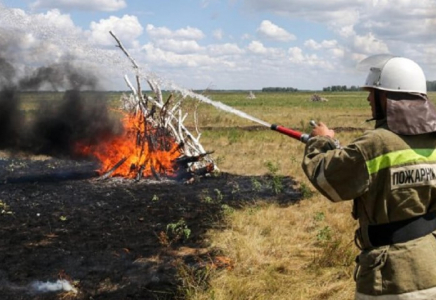 Павлодар облысында төрт күн бойы жанған өрт сөндірілді