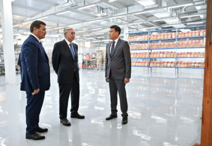 Мемлекет басшысы «Қызылорда-нан» цехына барды