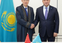 Түркістан облысының әкімі Қытайдың Қазақстандағы елшісімен кездесті